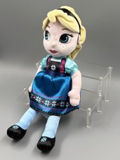 Disney Store Animator‘s Collection Elsa Frozen Eiskönigin Stoffpuppe Plüsch 33cm