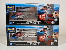 2x Revell Control Red Kite Rc Hubschrauber RcHeli Motion Helicopter 23834 DEFEKT