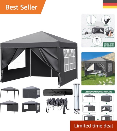 Eleganter 3x3m faltpavillon - eleganter,