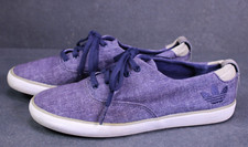 Adidas Azurine Damen Sneaker Gr. 37 ⅓ blau weiß Jeanslook Freizeitschuhe CH1-178