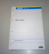 SSP 6 Mono-Jetronic Seat Toledo Selbststudienprogramm