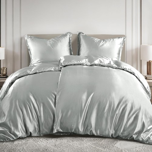 Satin bettwäsche 135x200 - satin,