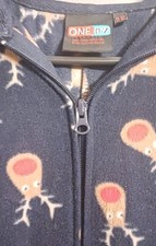 Onesie Jumpsuit Mädchen Rentier Fleece Alter 11-12 J. (146/152) Weihnachten