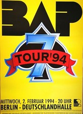 B A P - BAP 1994 BERLIN - orig. Concert Poster - Konzert Plakat - DIN A1 - YY