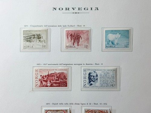 Norwegen briefmarken 1975 - briefmarken,