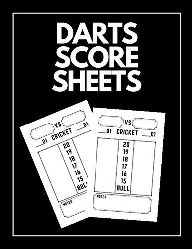 Darts spielzettel buch - darts, 301