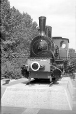 2 Original SW-Neg.:  Lok 1 Johann Reiners - Kleinbahn Bremen–Tarms - 1970 (BD)