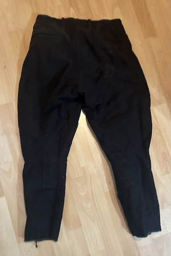 Black sign breeches hose - black,