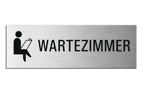 Schild wartezimmer türschild - wartezimmer,