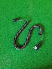 600 mm schwarz PVC gewendelt Wasserkocher Kabel UK Netzstecker nach IEC C13