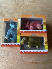Werbematerial  DINOS 3x Plüsch Figuren Komplettsatz  2025   Ferrero  NEU OVP