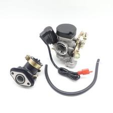 Vergaser + Ansaugstutzen für GY6 4 Takt Roller Chinaroller 139QMB 139QMA Motor