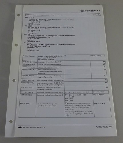 Schaltplan mercedes benz w204 - schaltplan,