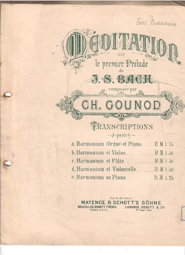 Jab4 noten meditation sur le - noten,