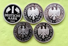 BRD 5 x 1 DM 1992 ADFGJ -