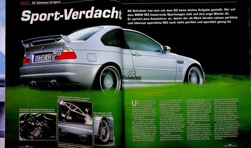 Sport auto 2001 bmw - bmw, m3