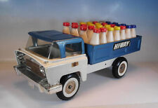 TRI-ANG HI-WAY Milchlaster beladen Blech Blechspielzeug Länge 33cm #2864