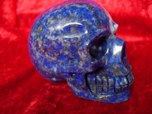 Kristallschädel lapislazuli - kristallschädel,