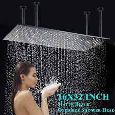 Schwarz Duschkopf 40x80cm