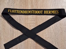Mützenband Tellermütze Bundeswehr Bundesmarine Uniform Flottendienstboot Hermes