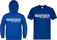 T-Shirt / Kapuzensweat ROSTOCK EIN LEBEN LANG Ultra Hoodie, Kapu, Trikot