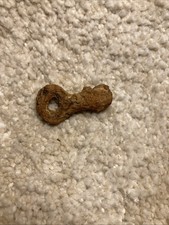 Spät Mittelalterlicher Eisen Schlüssel, 500 Jahre Alt BodenFund