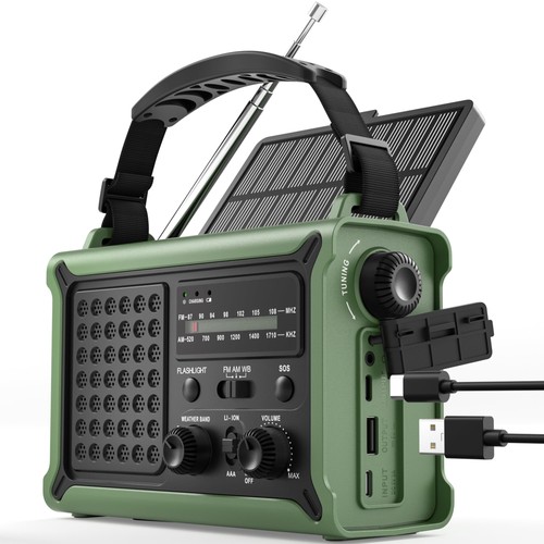 Kurbelradio notfallradio solar - kurbelradio,