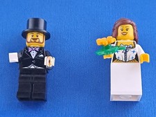 Lego Minifiguren Brautpaar Braut und Bräutigam