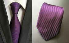 Krawatte Lila Gemustert Herren