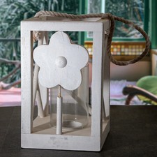 Laterne aus Holz, Windlicht