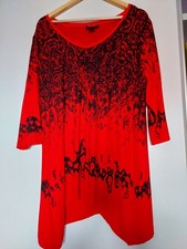 Longshirt (Zipfel) schwarz/rot