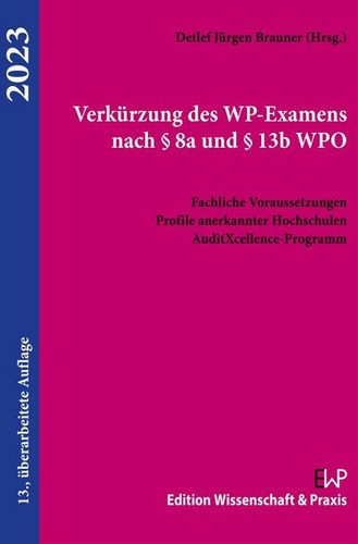 Verkürzung des examens - verkürzung, wp-examens
