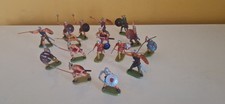  Elastolin 4 cm - Wikinger ,Ritter, 90 Figuren in prima Zustand aus Sammlerhand.
