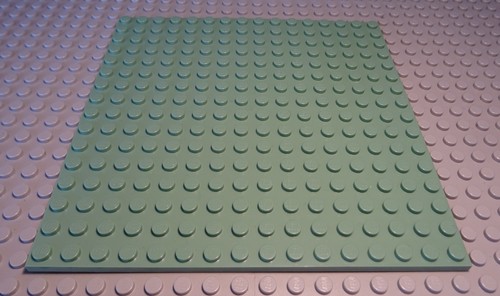 Lego platte 16x16 sandgrün - lego,