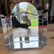 Bleiglas Spiegel Kristallglas Glaskunst Handarbeit Tiffany Stil Bleiverglasung 