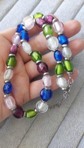 Murano glas kette neu - kette,