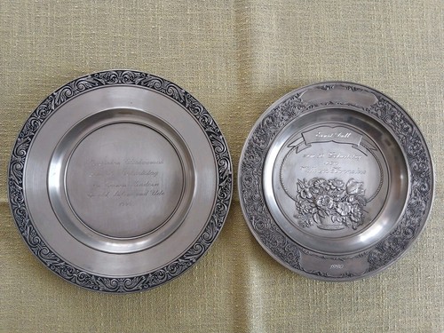 Zinnteller wandteller teller - 2,