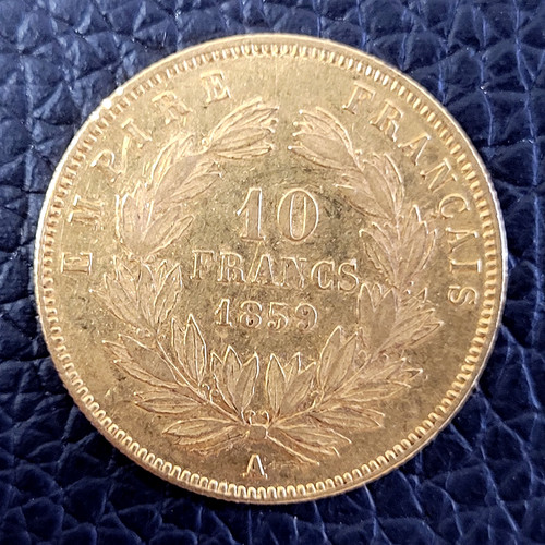Goldmünze francs - 10,