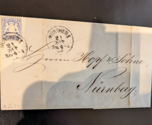 Bayern kreuzer brief - brief, (nr
