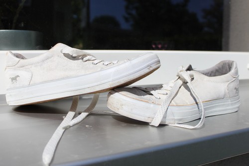 Weiße mustang sneaker - weiße, mustang-sneaker