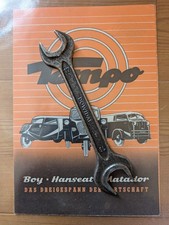 Prospekt Tempo Klein LKW 'Boy Hanseat Matador', Original 50er Jahre