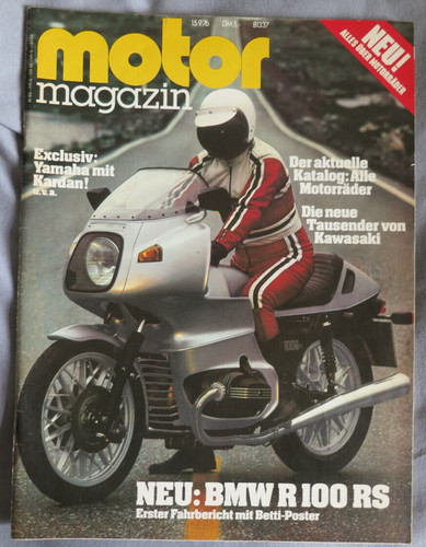 Zeitschrift motormagazin 1976