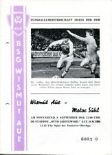 Programmheft, Wismut Aue -