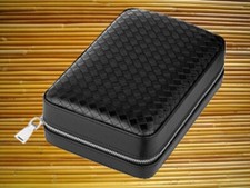 Reisehumidor Leder schwarz 20