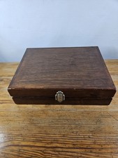 VINTAGE HOLZ AUFBEWAHRUNGSBOX
