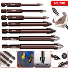 7 Tlg Fliesenbohrer Glasbohrer