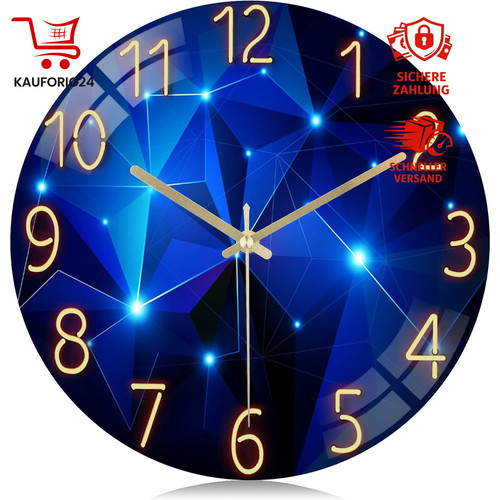 Wanduhr glas lautlos - wanduhr,