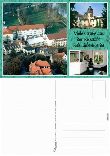 Ansichtskarte bad liebenwerda - ansichtskarte,