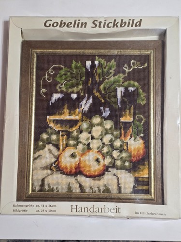 Gobelinstickbild handarbeit - gobelinstickbild, im