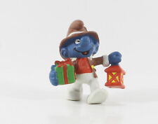 Schlumpf Schlümpfe === 2.0201 == WeihnachtsSchlumpf mit Laterne Schleich smurf